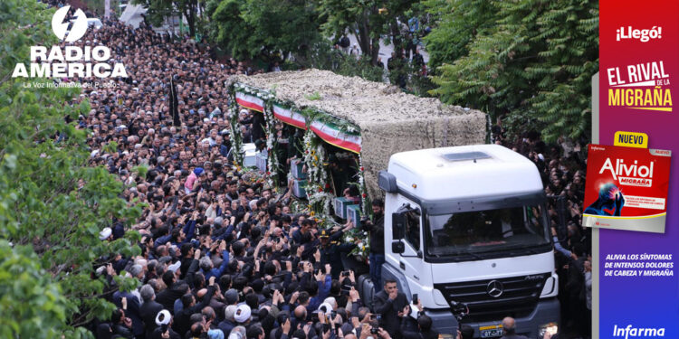 Irán comienza las ceremonias funerarias por la muerte del presidente Raisí