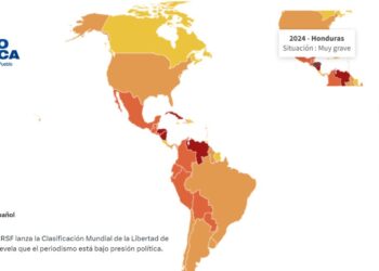 RSF: Honduras en situación “muy grave” en libertad de prensa, periodistas en América “bajo presión política”
