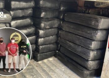 Condenan a más de siete años a dos hombres por tráfico de 222 kilos de cocaína