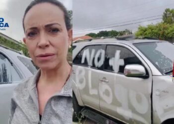 María Corina Machado denuncia un atentado contra ella y su equipo