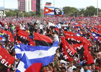 Sandinistas conmemoran la revolución respaldados por Cuba, Bielorrusia, Venezuela y Rusia