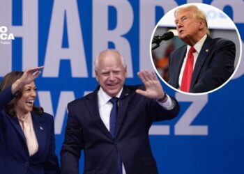 Trump tilda de comunistas a Harris-Walz y prevé debatir pronto con la vicepresidenta