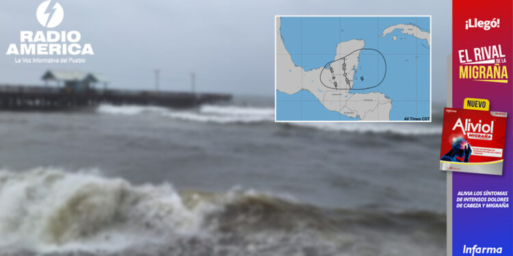 Sistema de baja presión se convierte en tormenta tropical “Nadine”, informa Cenaos