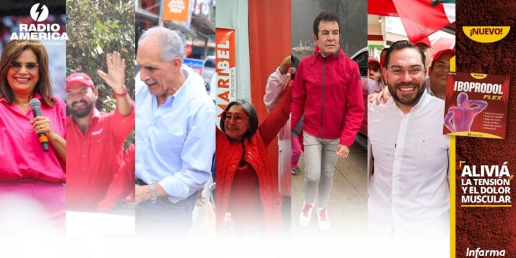 Precandidatos presidenciales intensifican campañas políticas previo a elecciones primarias