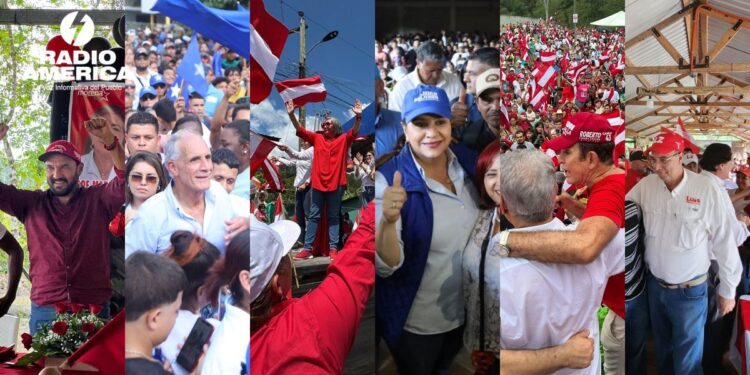 Precandidatos presidenciales siguen con sus cierres de campaña por el país
