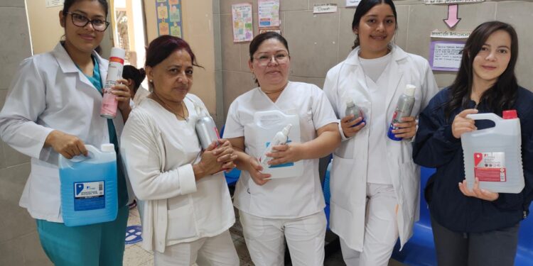 Lancasco a través de su marca Scentia beneficia al personal asistencial del Hospital San Felipe