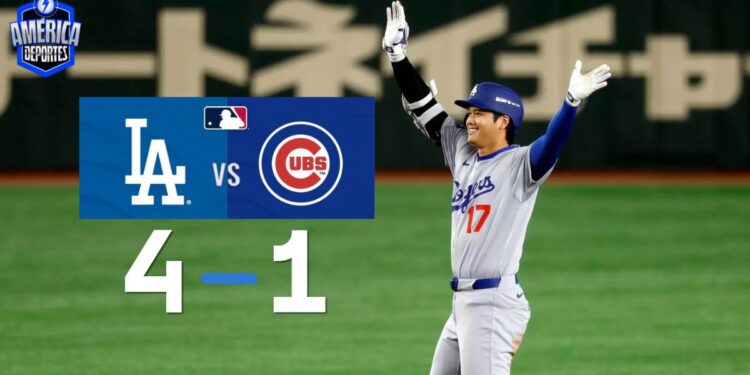 Los Dodgers se imponen a los Cubs en su primer cara a cara en Tokio