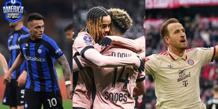 El Inter se refuerza, el PSG se exhibe, el Milan recae y el Bayern responde