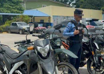 Inspectora Dunia Cruz: Más de 2500 motocicletas fueron decomisadas este fin de semana