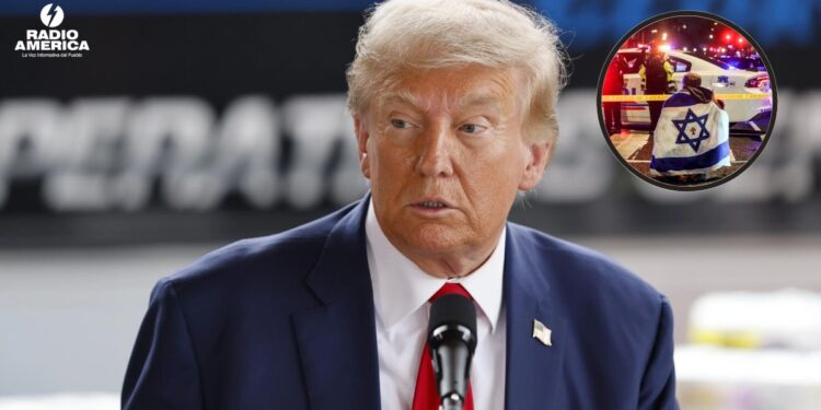 Trump dice que asesinato de dos miembros de embajada de Israel es fruto del antisemitismo