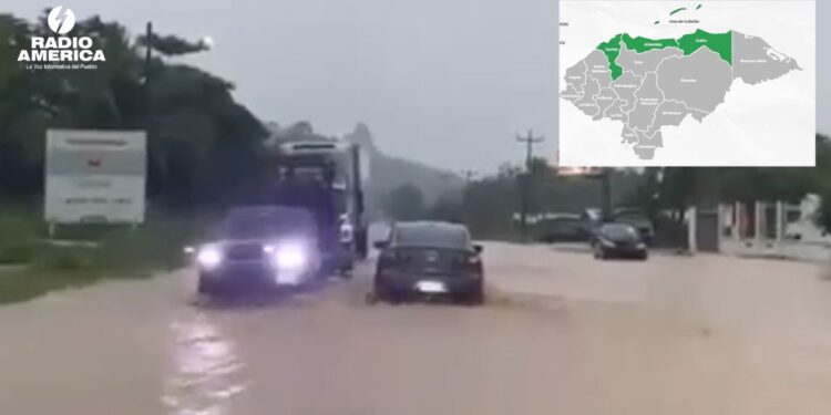 Por alto oleaje y lluvias COPECO declara alerta verde en cuatro departamentos del norte por 24 horas