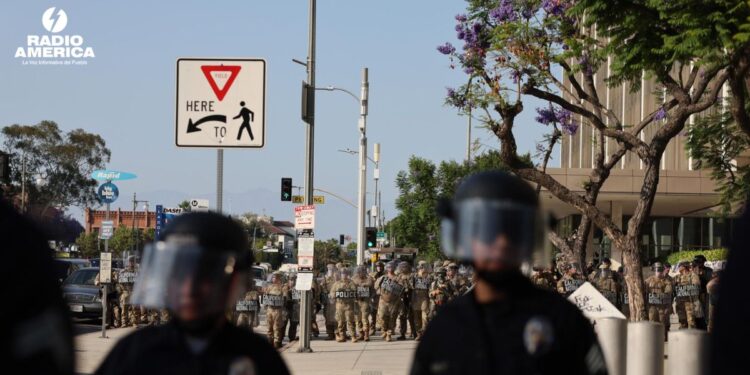 Trump dice que si es necesario invocará la Ley de Insurrección ante las protestas