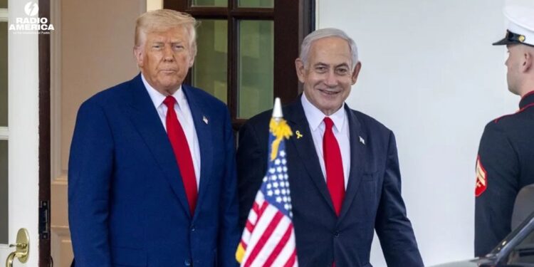 Netanyahu dice que expandirá junto a Trump el "círculo de la paz" en Oriente Medio