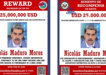 El Departamento de Tesoro de EE.UU. sanciona a un cártel venezolano liderado por Maduro