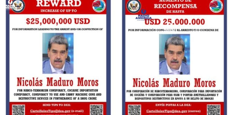El Departamento de Tesoro de EE.UU. sanciona a un cártel venezolano liderado por Maduro