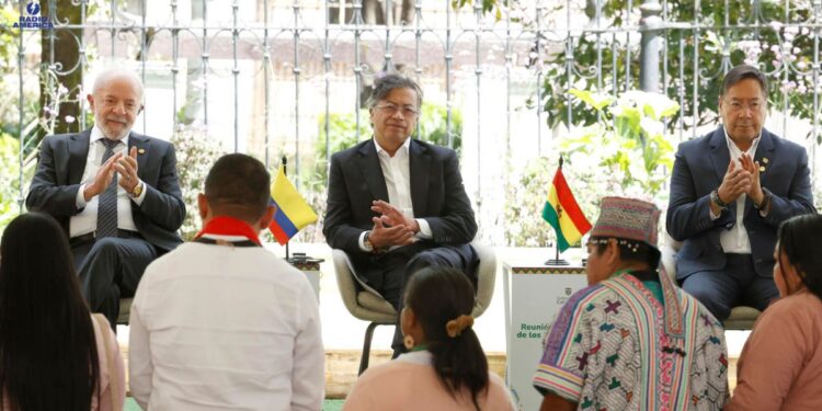 Petro, Lula y Arce inauguran en Bogotá la Cumbre Amazónica con llamado a proteger la selva
