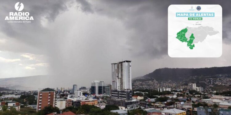 COPECO emite alerta verde por 72 horas en nueve departamentos
