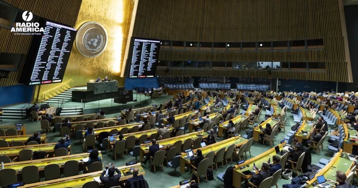 La Asamblea General de ONU vota abrumadoramente en favor de dos Estados ...
