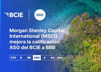 Morgan Stanley Capital International (MSCI) eleva calificación ASG al BCIE