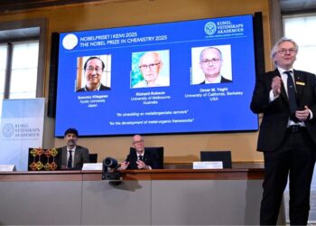 Nobel de Química es para tres científicos por el desarrollo de estructuras metal-orgánicas