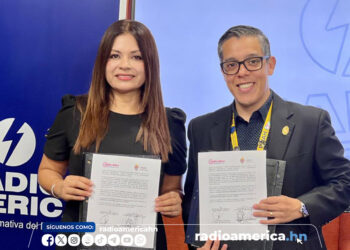 UNAH firma por primera vez una carta de intenciones con un medio radial: un acuerdo histórico junto a Radio América