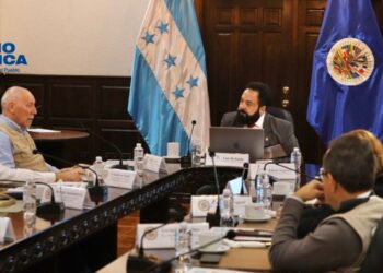 Luis Redondo se reúne con la misión oficial de la OEA en el marco de las elecciones