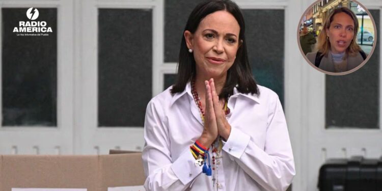 María Corina Machado "está intentando llegar a Oslo" para recibir Nobel, afirma su hermana