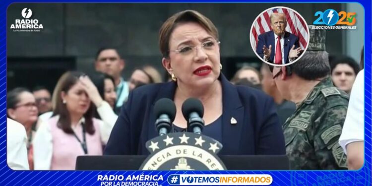 Honduras sin conocer presidente electo y presidenta Castro condena injerencia de Trump