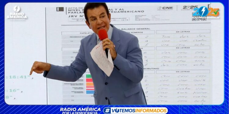 Nasralla dice que el Partido Liberal ganó ampliamente las elecciones en Honduras