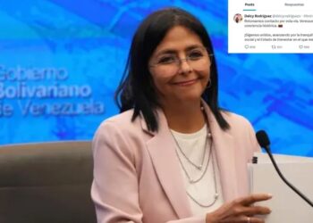 La presidenta encargada de Venezuela retorna a X junto a otros funcionarios del Gobierno