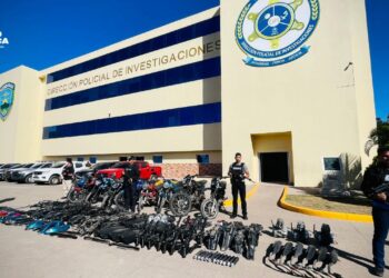 DPI desmantela taller clandestino y recupera 20 motocicletas