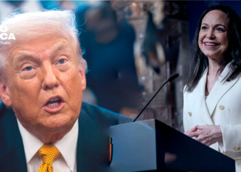 Trump y Machado_radioamérica jpg