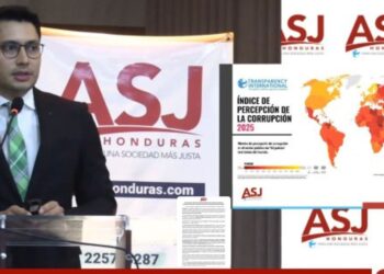 ASJ: Honduras continúa sin mostrar avances en la lucha contra la corrupción de acuerdo al informe de Índice de Percepción y Corrupción 2025