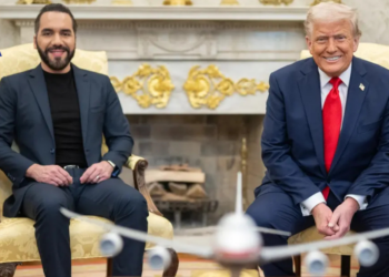 Nayib Bukele asiste a evento oficial encabezado por Donald Trump en Washington