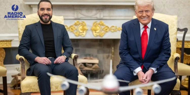 Nayib Bukele asiste a evento oficial encabezado por Donald Trump en Washington