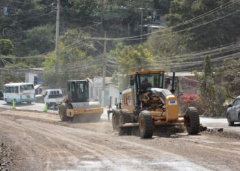 Reinician trabajos de ampliación y pavimentación en la salida de la capital hacia Olancho