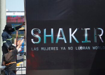 La euforia centroamericana por Shakira recorre las calles salvadoreñas
