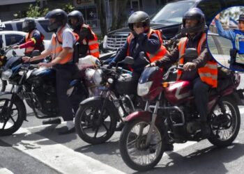 DNTV sancionará con multas de 400 hasta 600 lempiras a motociclistas que no usen chalecos reflectivos