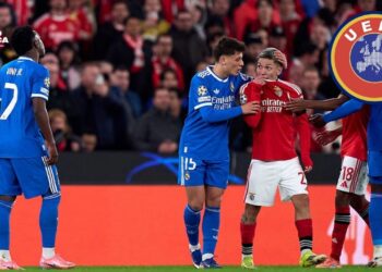 El Benfica dice que apelará la decisión de la UEFA de suspender a Prestianni