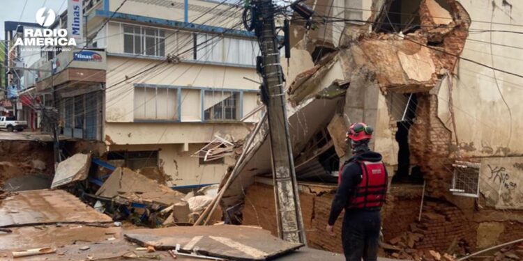 Suben a 23 los muertos y a 47 los desaparecidos por las lluvias en el sureste de Brasil