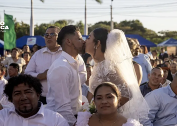 Cientos de parejas se dan el ‘sí’ en Nicaragua en el día de San Valentín