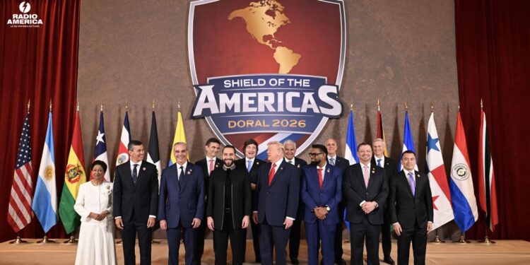 Presidente Asfura impulsa agenda regional en cumbre ‘Escudo de las Américas’ en EE. UU.