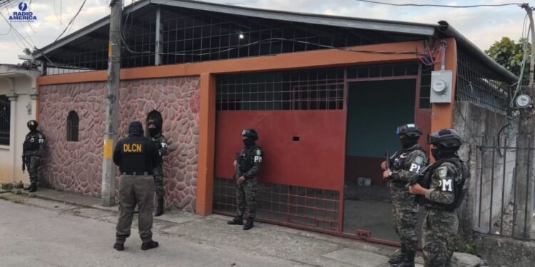 DLCN ejecuta segunda fase de «Operación Trueno» con el fin de desarticular red de microtráfico de drogas de la MS-13