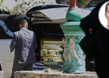 Ataúd dorado, música regional y mucha seguridad, el entierro de El Mencho en Guadalajara