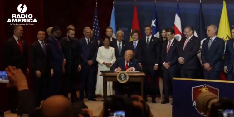 Trump anuncia una nueva «coalición militar» en Latinoamérica contra los carteles