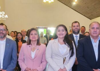 Representante de Honduras, Guatemala, El Salvador y Naciones Unidas presentes en el evento