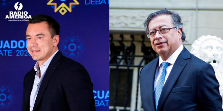 Noboa acusa a Petro de impulsar supuesta incursión de guerrilleros colombianos en Ecuador