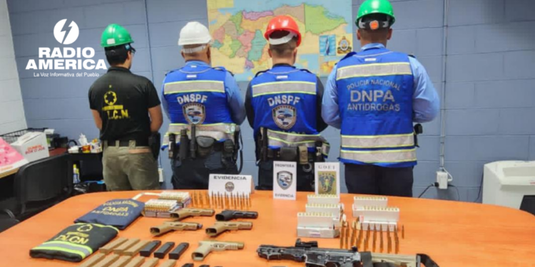 Autoridades Fronterizas decomisan armamento de grueso calibre