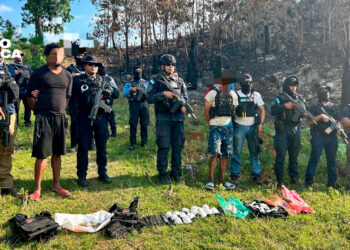 Capturan a dos integrantes del "Cartel del Diablo" en Marale, Francisco Morazán