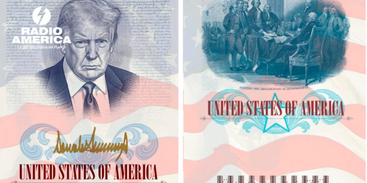 La obsesión de Trump por su imagen: en billetes, monedas, instituciones y hasta pasaportes